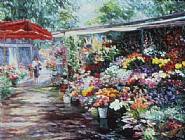 Strolling Through the Paris Flower Shop